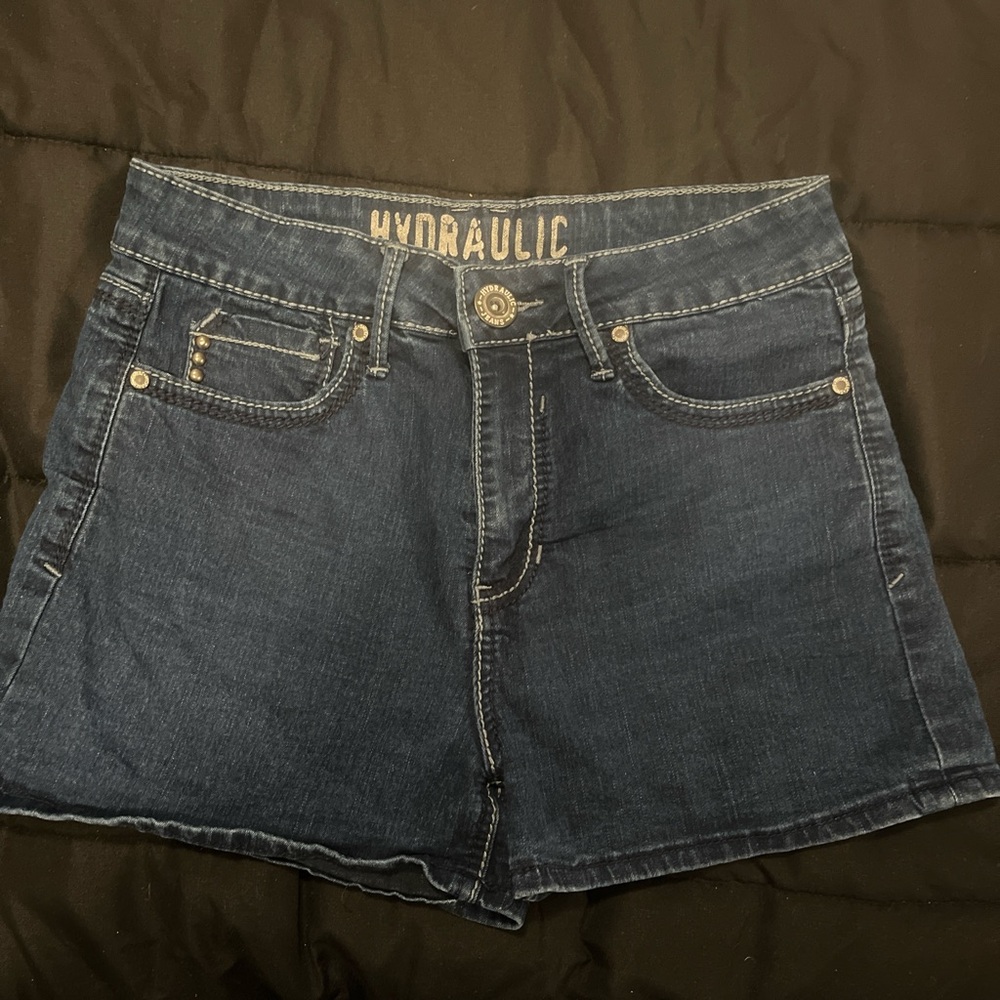 Hydraulic Blue Jean Shorts Classic Denim Style